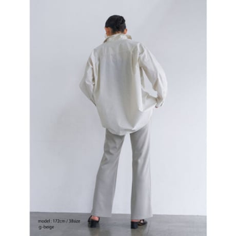 【YENN】W JERSEY FLARE PT