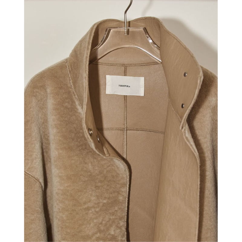 TODAYFUL / Standcollar Boa Jacket 36