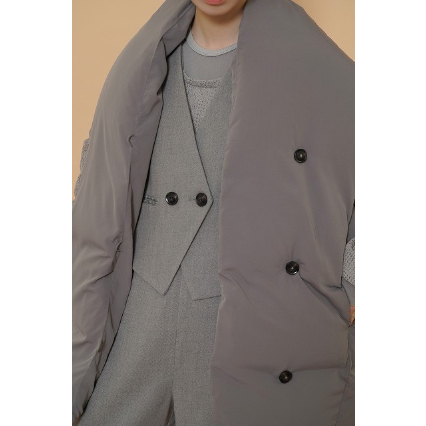 【CYAN tokyo】　Liren別注サイズ　サイドタックベストコンビサロペ CYAN TOKYO】サイドタックベストコンビサロペ/504383