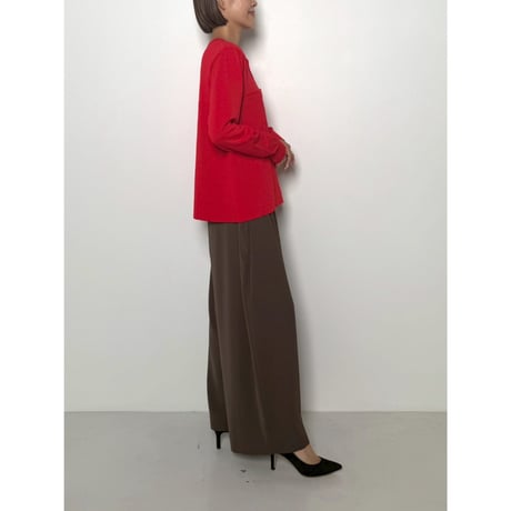 【CHIGNON】ﾋﾞｽﾁｪ付ｶｰﾃﾞｨｶﾞﾝﾆｯﾄ　納期：12月中旬～1月中旬