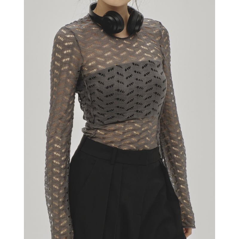 TODAYFUL】Jacquard Long T-shirts ※納期2/中～3/中 | s