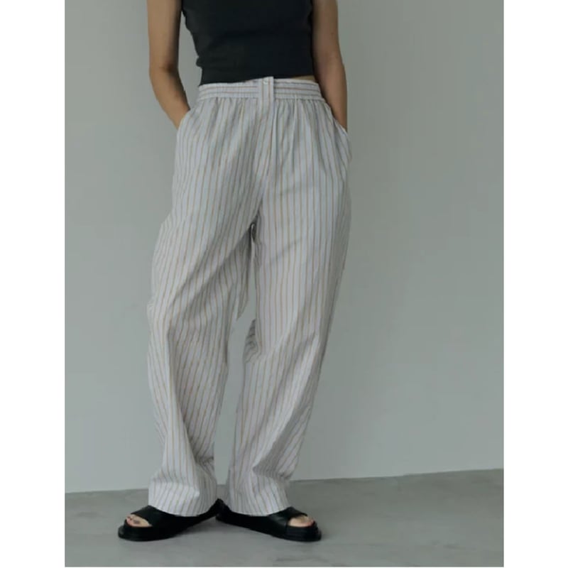 anuke stripe rough pants