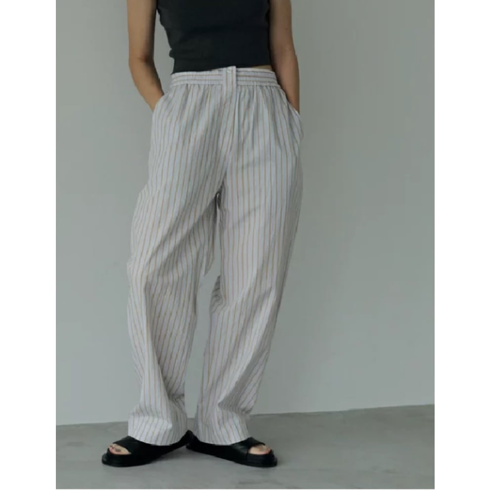 ànuke】Stripe Rough Pants | selectshop kusukusu 