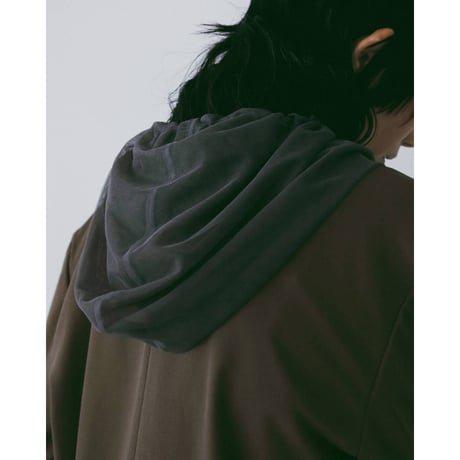 【anuke】Tulle Zip Blouzon　※納期3月下旬～4月下旬