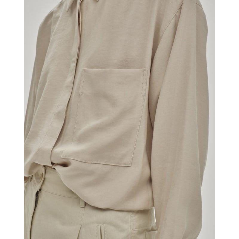 TODAYFUL】 Backsatin Pocket Shirts ※納期3/中～4/中 |