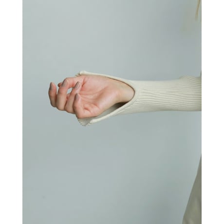 【anuke】Slit Turtle Knit※11月上～12月上