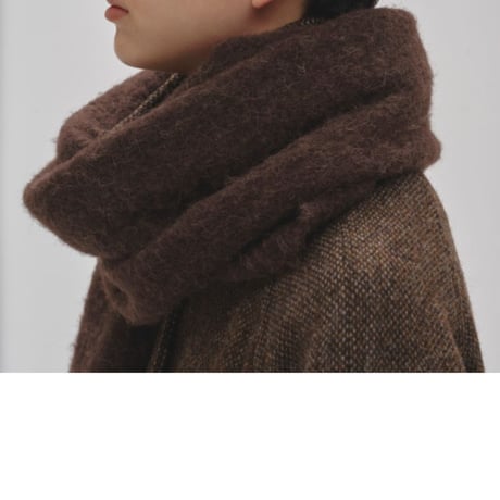 【TODAYFUL】Brashed Volume Stole　※納期10月下～11月下
