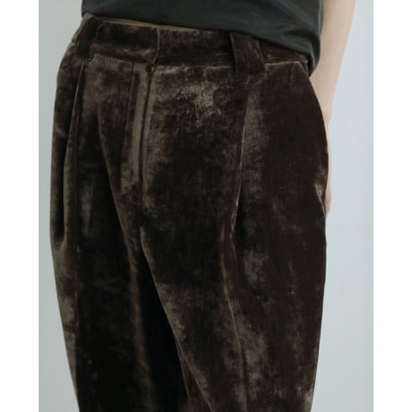 【anuke】Velvet Wide Pants