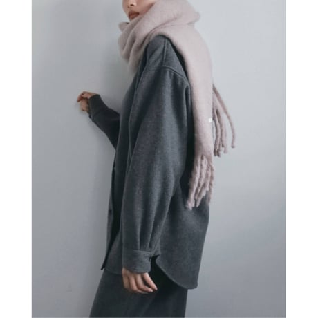【anuke】Wool Over Shirts