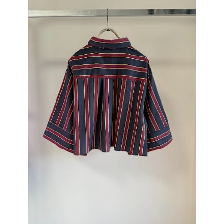 【MARGAUX VINTAGE】レジメンストライプブラウス