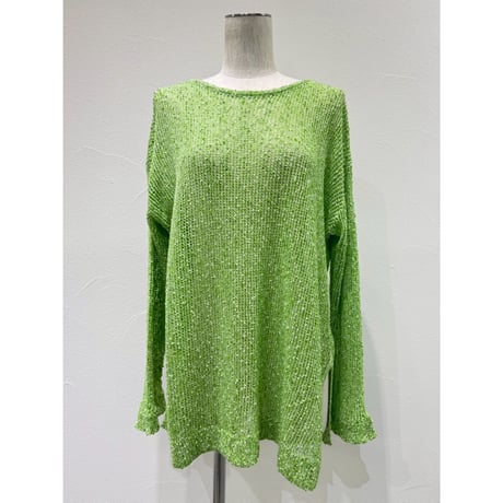【CYAN tokyo】ネップメッシュニットTOPS