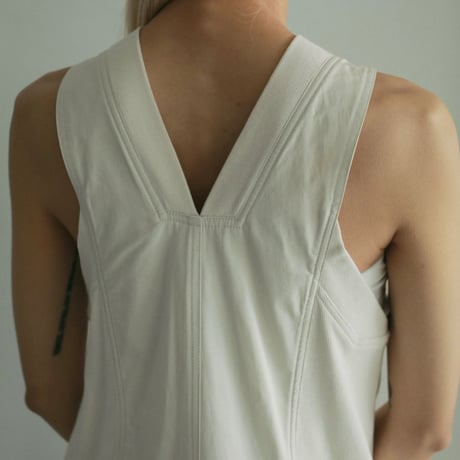 【anuke】Drawstring Vneck Combinaison    ＊