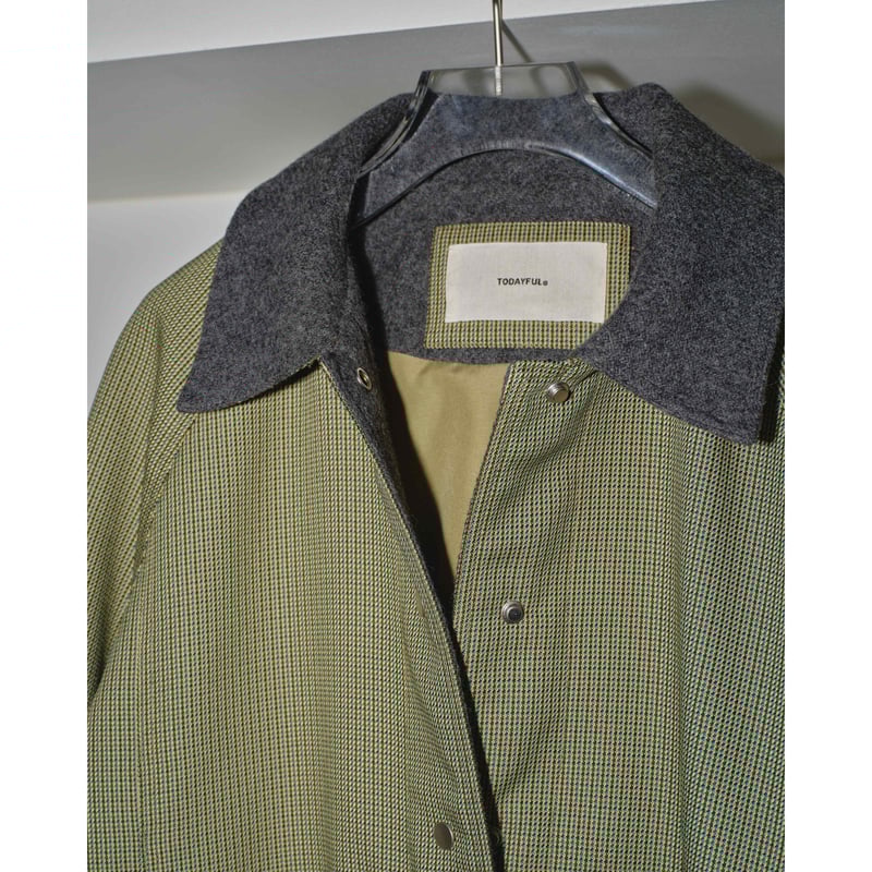 TODAYFUL】Houndstooth Raglan Jacket | selectsho