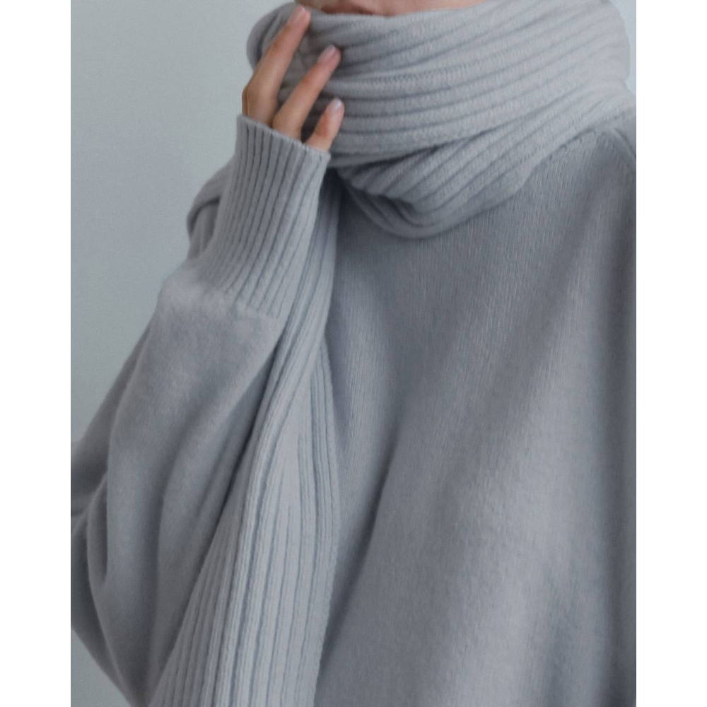 anuke】Rib Knit Stole ※納期11月中旬～12月中旬 | selectsh