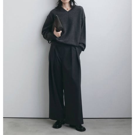 【anuke】Wool Vneck Knit