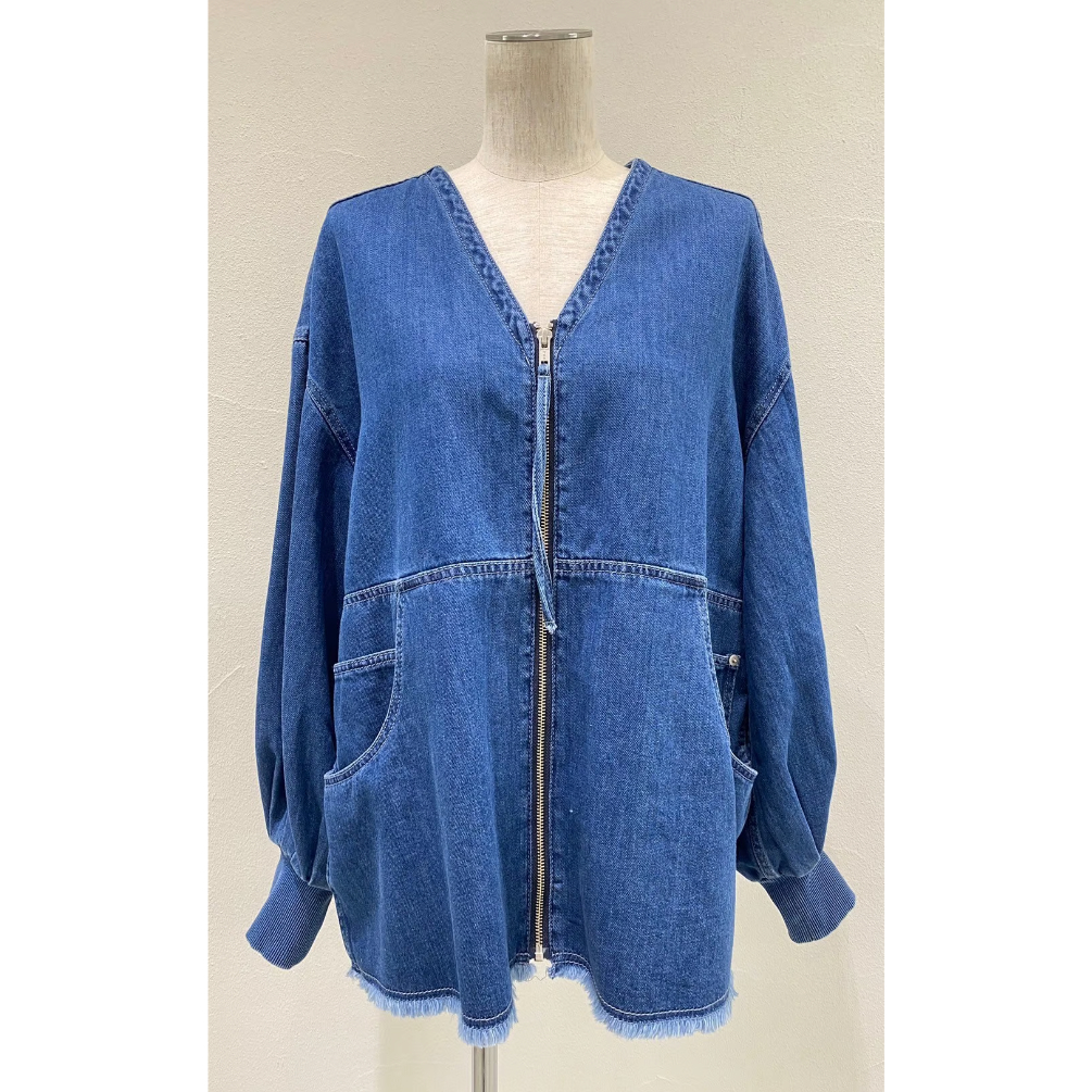 CYAN TOKYO】ドレープPKデニムZIP JK | selectshop kusukusu