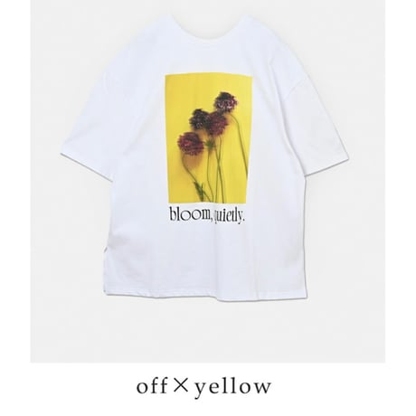 【WHYTO.】2way print tee