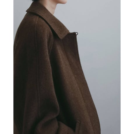 【anuke】Soutiencollar Over Coat　※納期11月中旬～12月中旬