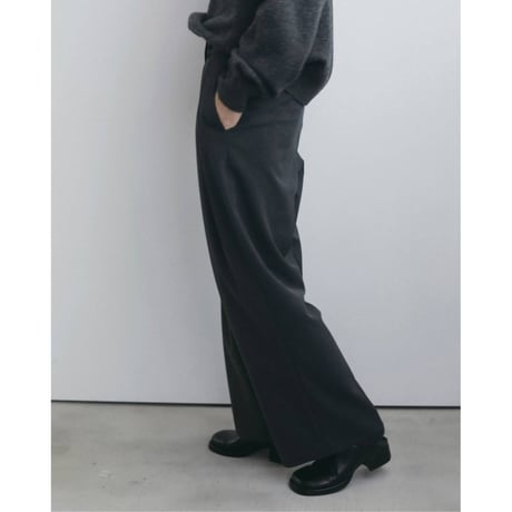 【anuke】Tuck Wide Pants