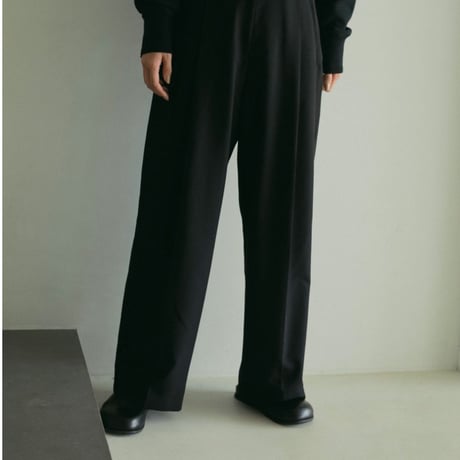 【anuke】Tuck Loose Pants　※納期4月上旬〜5月上旬