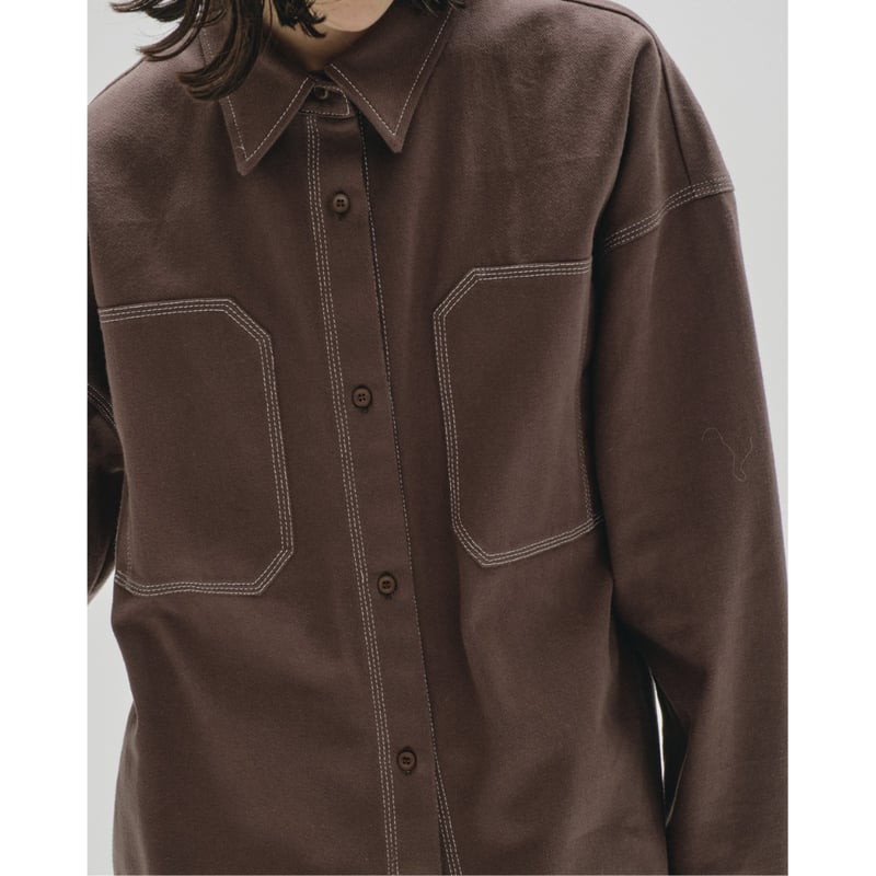 TODAYFUL】Cottontwill Over Shirts | selectshop