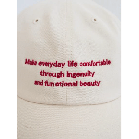 【Boutique Ordinary】Embroidered Logo Cap