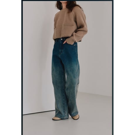 【Halla】gradation denim※納期8下～9下