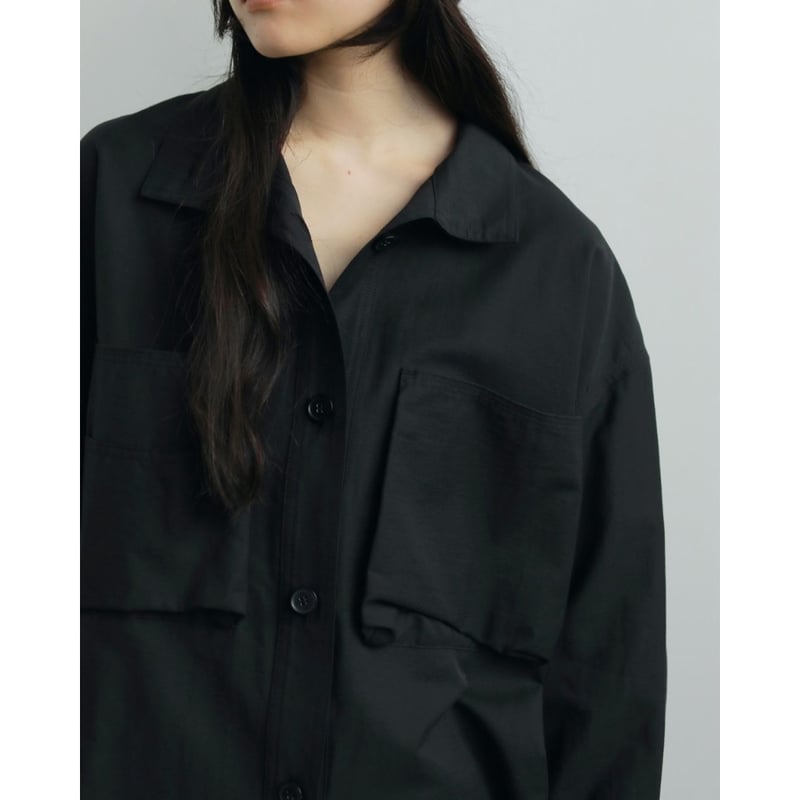 anuke】Pocket Standcollar Shirts | selectshop k