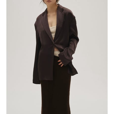【TODAYFUL】Satin Over Jacket　※納期3月中旬〜4月中旬
