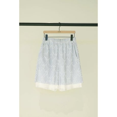 【YENN】STRIPE JQ SHORT PT
