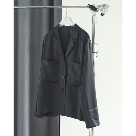 【anuke】Satin Tailored Shirts※10月上～11月上