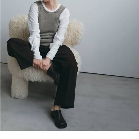 【anuke】Knit Long Tanktop