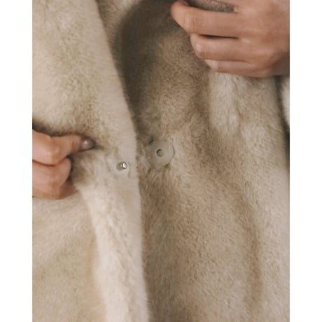 【anuke】Eco Minkfur Jacket　※納期11月下旬～12月下旬