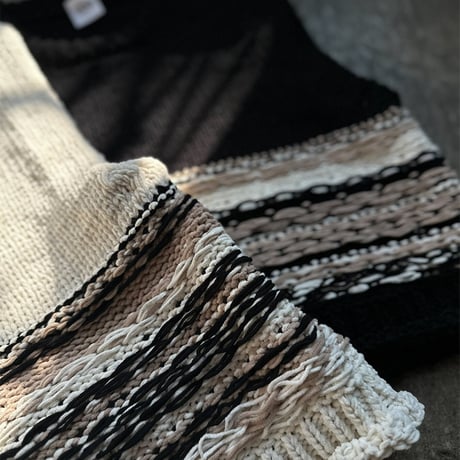 【YENN】MOLE JACQUARD VEST　※納期：8月中旬〜9月中旬