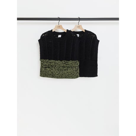 【YENN】HAND KNIT CAPE