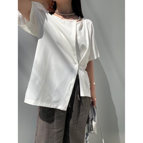 【ROSIEE】アシンメトリー2WAYデザイントップス