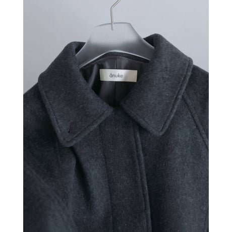 【anuke】Soutiencollar Over Coat　※納期11月中旬～12月中旬