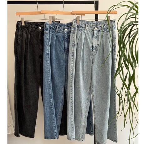 【ante aciem】2タックデニムパンツ