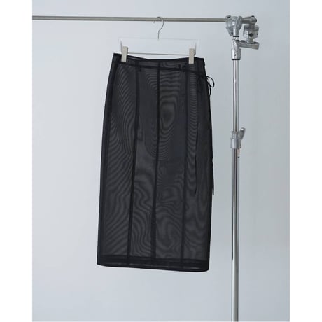 【anuke】Sheer Knit Skirt　※納期3月上旬～4月上旬