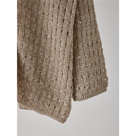【YENN】OPENWORK KNIT CD