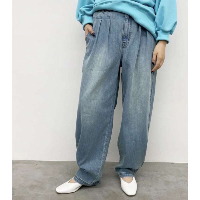 CYNICAL】デニムタックカーブパンツ | selectshop kusukusu CYNICAL】デニムタックカーブパンツ | selectshop kusukusu