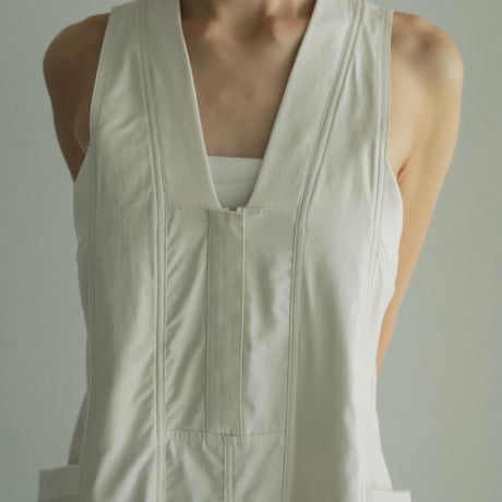 【anuke】Drawstring Vneck Combinaison    ＊