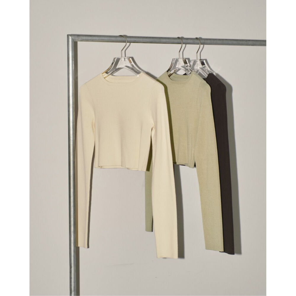 【TODAYFUL】Cropped Smooth Knit | selectshop kusu 【TODAYFUL】Cropped Smooth Knit | selectshop kusu