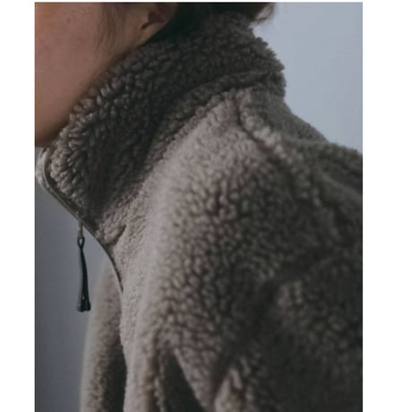 【anuke】Boa Zip Blouson