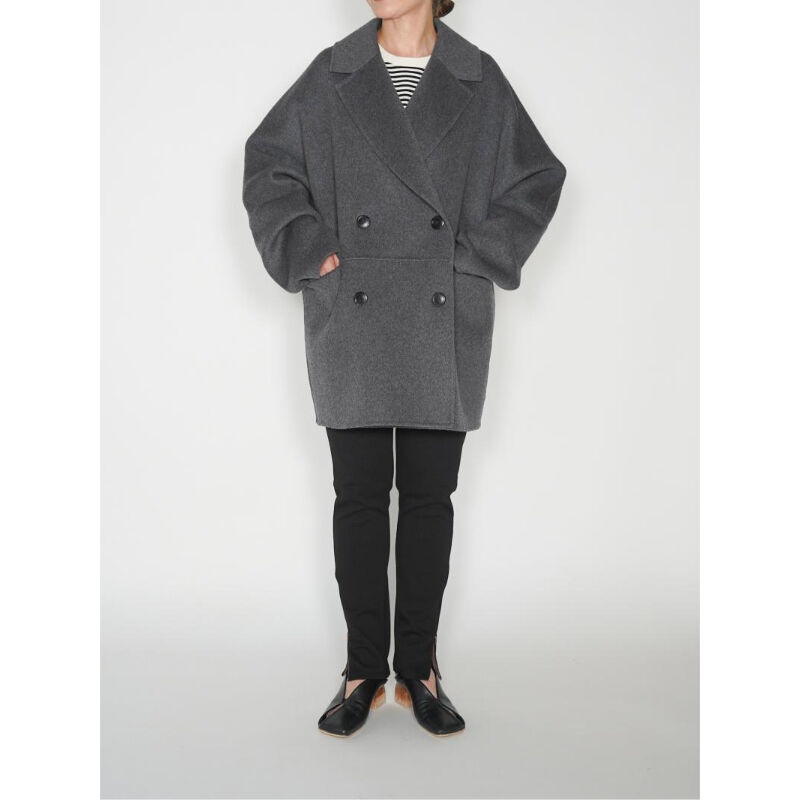 YENN】DOUBLE-FACE PEACOAT | selectshop kusukusu YENN】DOUBLE-FACE PEACOAT | selectshop kusukusu