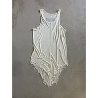 【M.U.L.】RAW EDGE TANK TOP