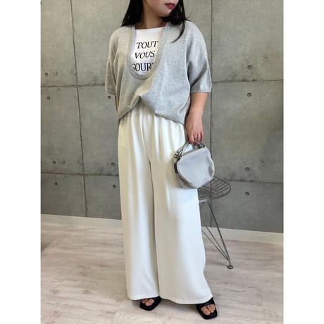 【ROSIEE】ロゴレイヤードKnit