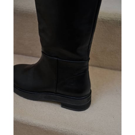 【anuke】Ecoleather Long Boots