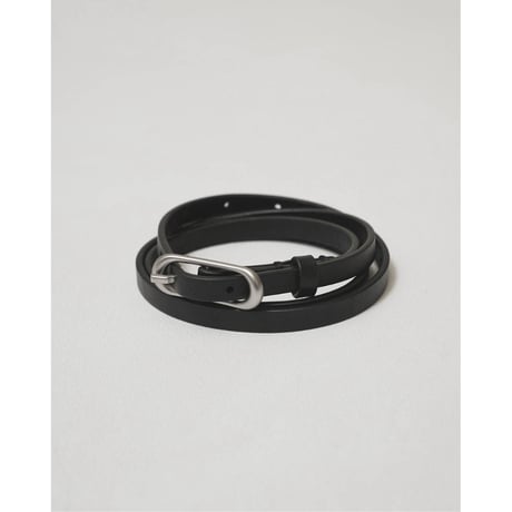 【TODAYFUL】Oval Backle Narrow Belt　※納期9月中旬～10月中旬