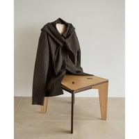 【anuke】Check Coverall Jacket　※納期9月中旬～10月中旬
